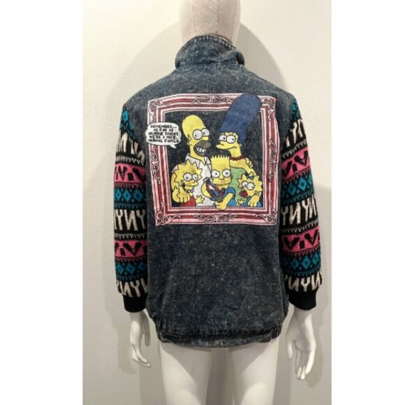 Vintage Jackets & Blazers - THE SIMPSONS DENIM JACKET
